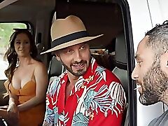 Premium Wifey Noisily Fucked By Another Dude In The Back Of Her Caravan