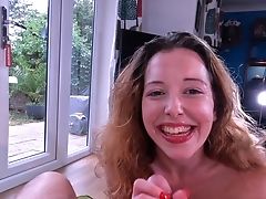 Sexy Teenager Smiles To The Web Cam Holding The Dick And Getting Ready For Insane Perversions