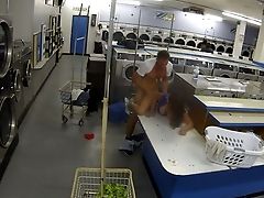 Hidden Web Cam Catches Alice Lighthouse Fucking Fabulous Stranger In A Laundry