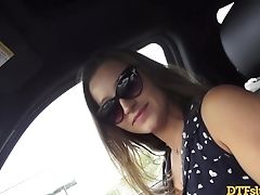 Amazing Outdoors Quickie With Sexy Hitchhiker Dani Daniels. Hd